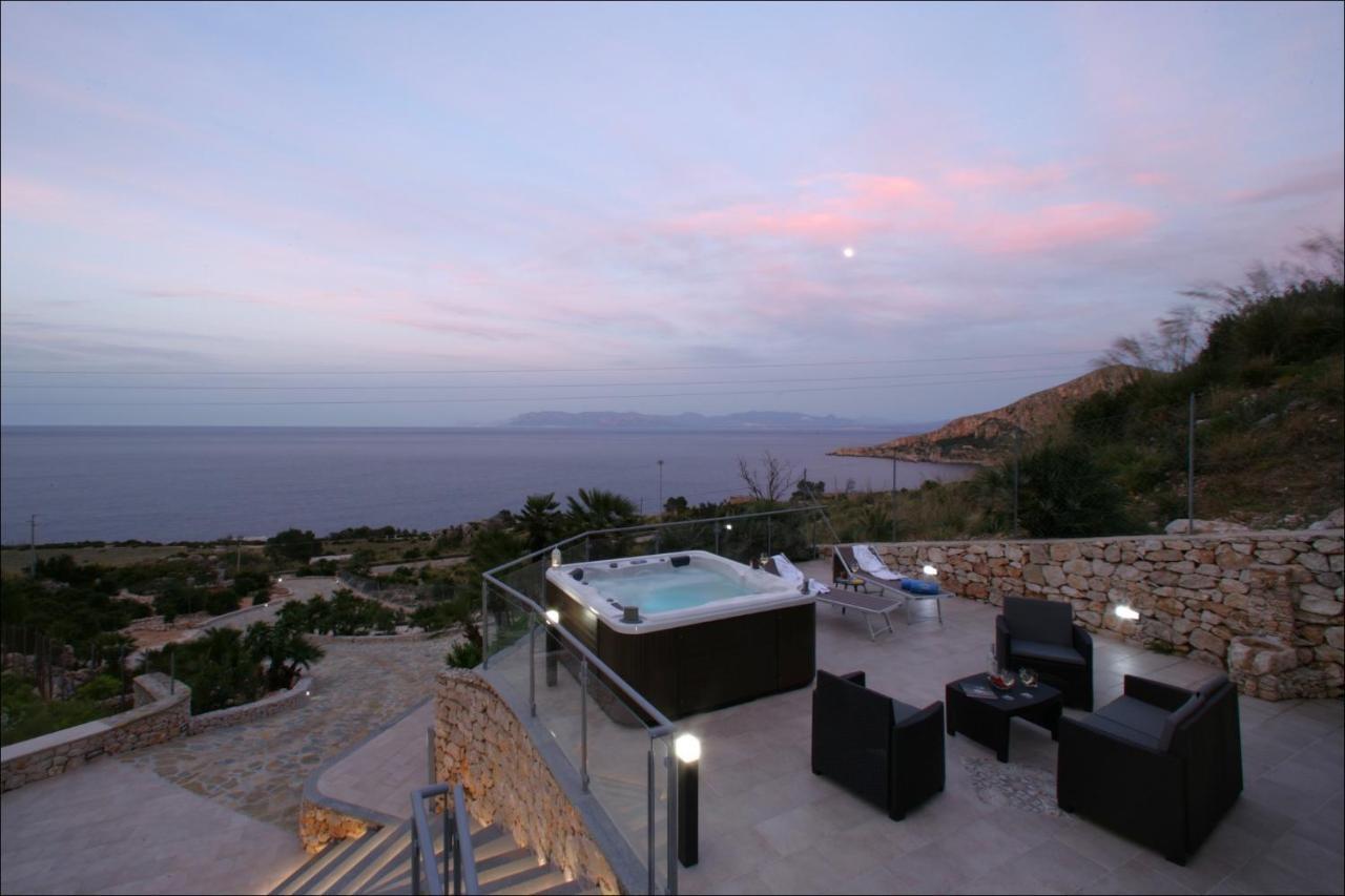 Villa Antonia - Vasca Idromassaggio Terrazza Vista Mare San Vito Lo Capo Buitenkant foto