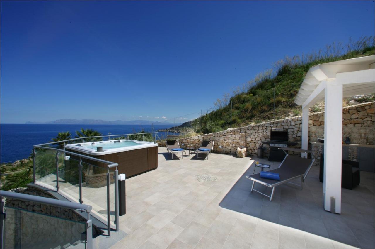 Villa Antonia - Vasca Idromassaggio Terrazza Vista Mare San Vito Lo Capo Buitenkant foto