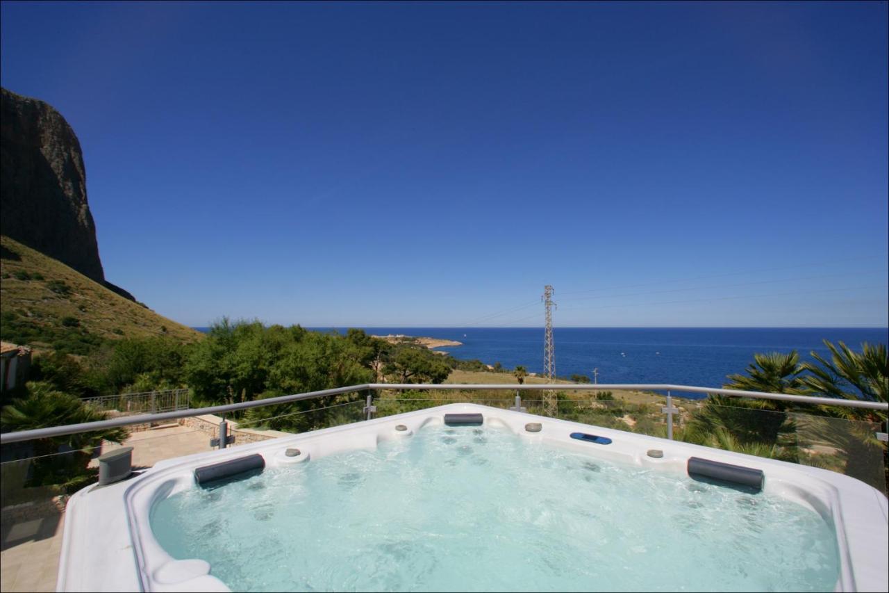Villa Antonia - Vasca Idromassaggio Terrazza Vista Mare San Vito Lo Capo Buitenkant foto